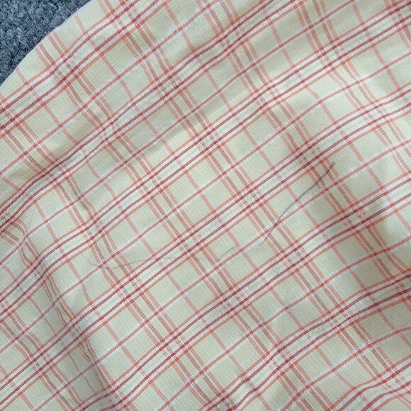 Brooks Brothers Shirt Mens Large/XL Orange Button Down Long Sleeve Preppy Casual - Picture 8 of 9